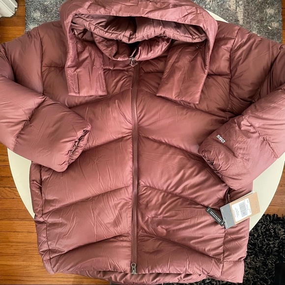The North Face Women’s Palomar Down Parka Coat Marron Purple Size Medium New - Picture 3 of 13